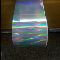 Image 5 of Plain Hologram Eggshell Sticker Paper Material in Rolls