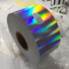 Plain Hologram Eggshell Sticker Paper Material in Rolls