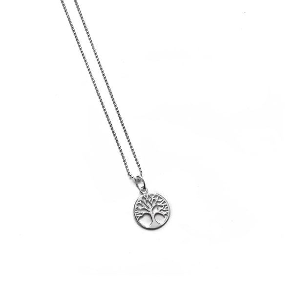 Image of Sterling Silver Tree of Life Necklace