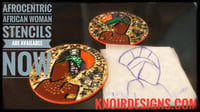 Image 1 of Unity’s Afrocentric African Woman Art Trace Stencils 2