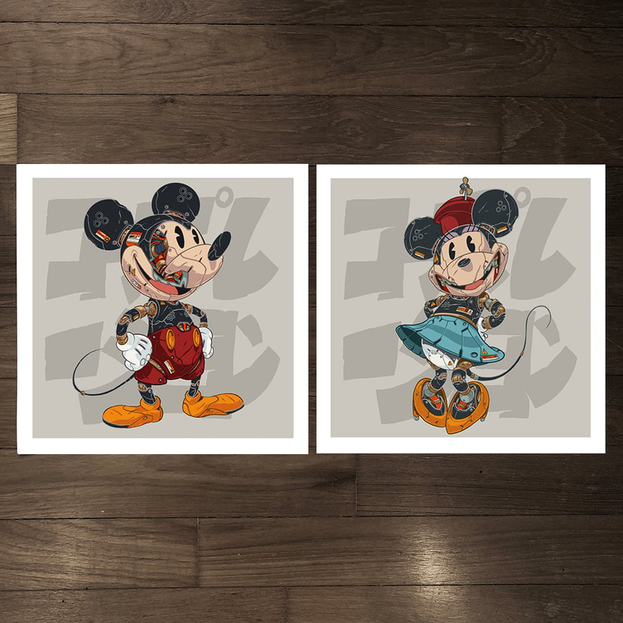 Image of MECHASOUL MICKEY + MINNIE MOUSE