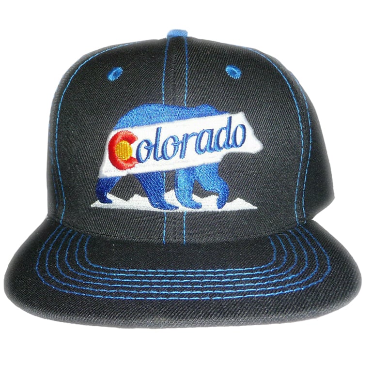 Image of COLORADO BLACK BEAR SNAPBACK HAT 