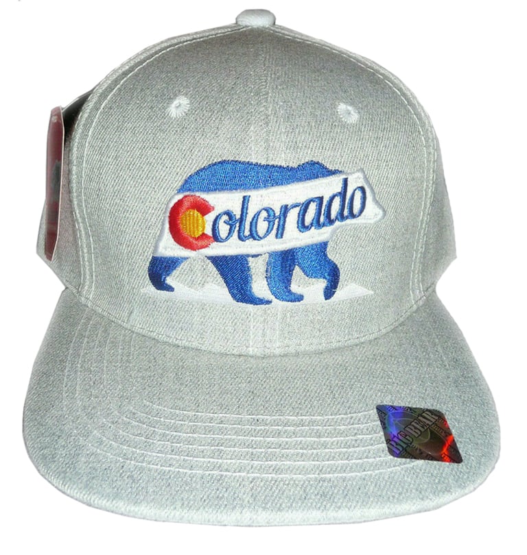 Image of COLORADO GREY BEAR SNAPBACK HAT 