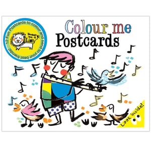 Image of Colouring Postcard Booklet (Music) 