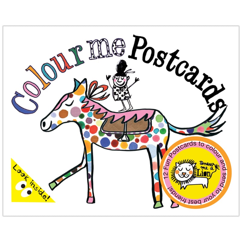 Image of Colouring Postcard Booklet (Animals) 