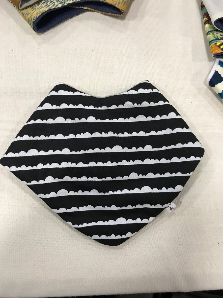 Image of Black and White Bandana 