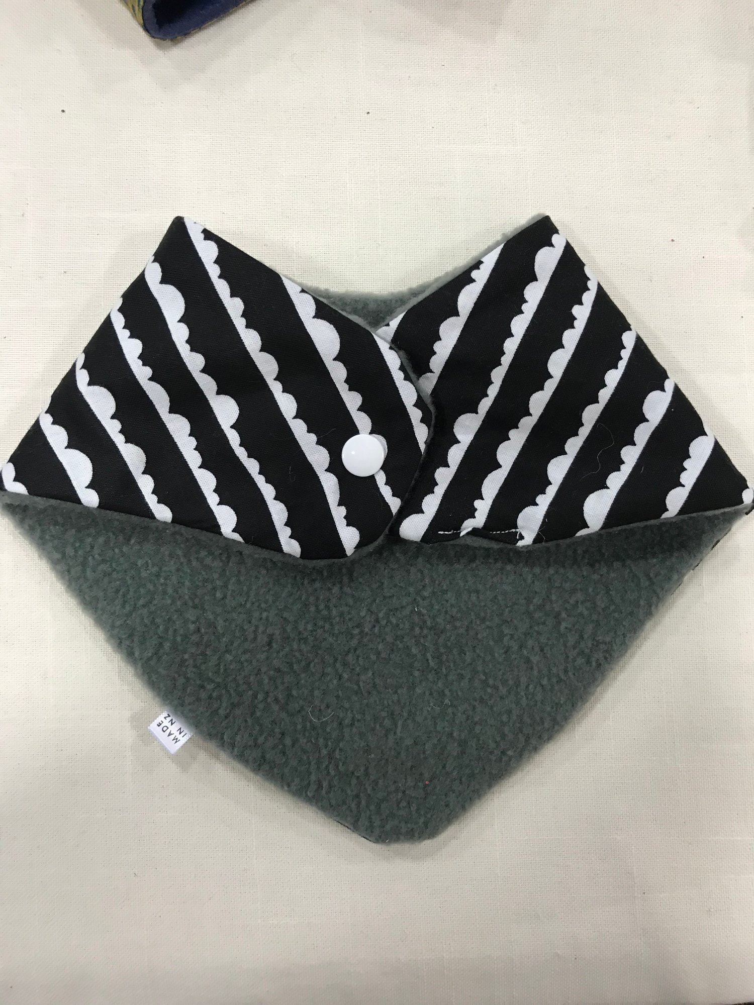 Image of Black and White Bandana 