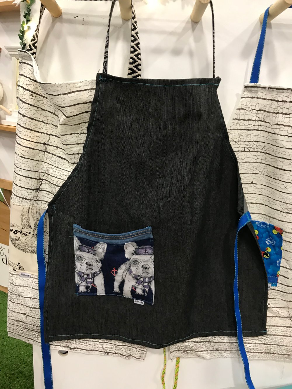 Image of French BullDog Denim Apron 