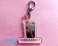Iced Addict - Coffee Lover 2.5" Acrylic Charm *PREORDER*