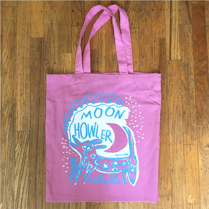 Image of Moon Howler Silkscreened Tote (TOTE ONLY!) 