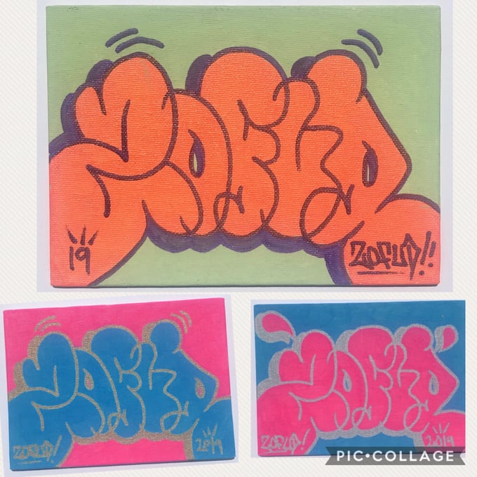 Image of Throwie Canvas Panel
