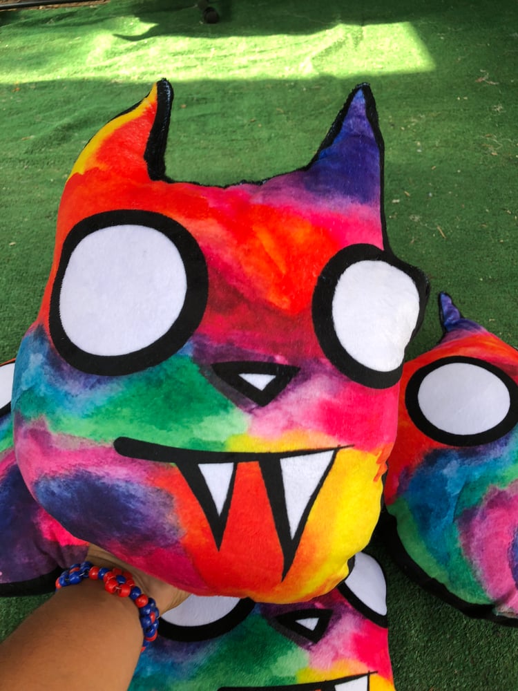 Image of Plush Watercolor Cat Pillows