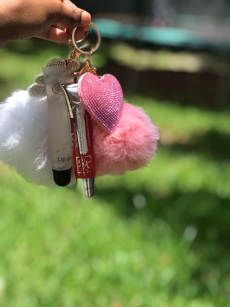 Puff Ball, Mint Lip Gloss Keychain – Beauty By Ellie