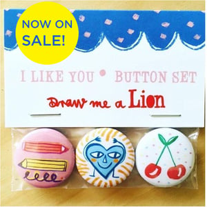 Image of I Like You! Button Set of 3