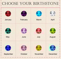 Image 2 of Custom Name Rose With Birthstone (Necklace)
