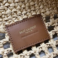 Image 2 of YSL ICARE Raffia Tote