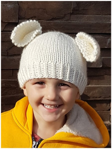 Image of Counting Sheep Winter Hat Knitting Pattern