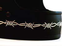 Image 3 of Barbed wire Hand Painted Helmet 