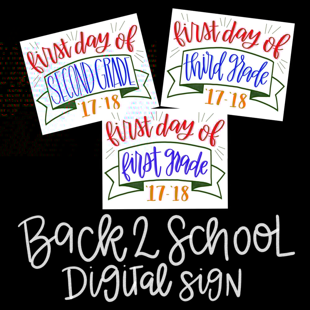 Image of Back to School digital download 