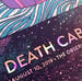 Image of Death Cab For Cutie 2019 - Rainbow Foil Variant Night 2