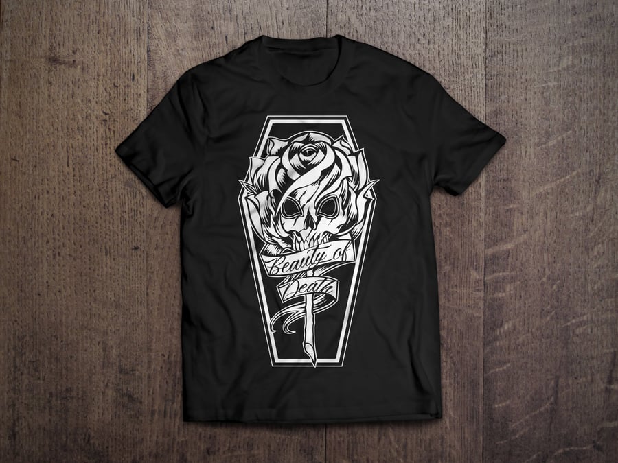 Image of Rose Coffin Tee (PRE-ORDER)