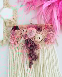 Image 1 of  Pink- Latchhook Wallhanging