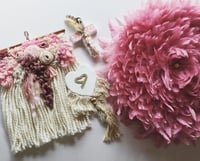 Image 2 of  Pink- Latchhook Wallhanging