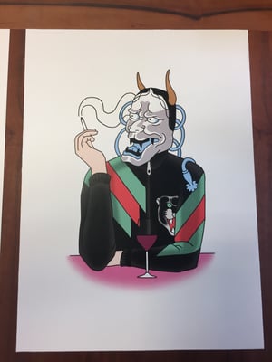 Image of Smoking hannyas wearing Gucci (full set of 3 designs)