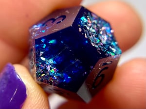 Image of Glitter Veins in Sapphires  (finished upon order)