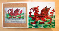 Image 2 of Welsh Dragon Ceramic Coaster
