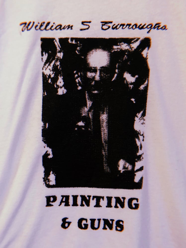 Image of William S. Burroughs, “Painting & Guns” Tee