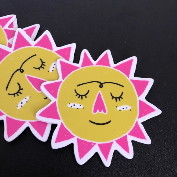 Image of Happy Sun sticker