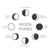 Image 5 of moon phase necklace
