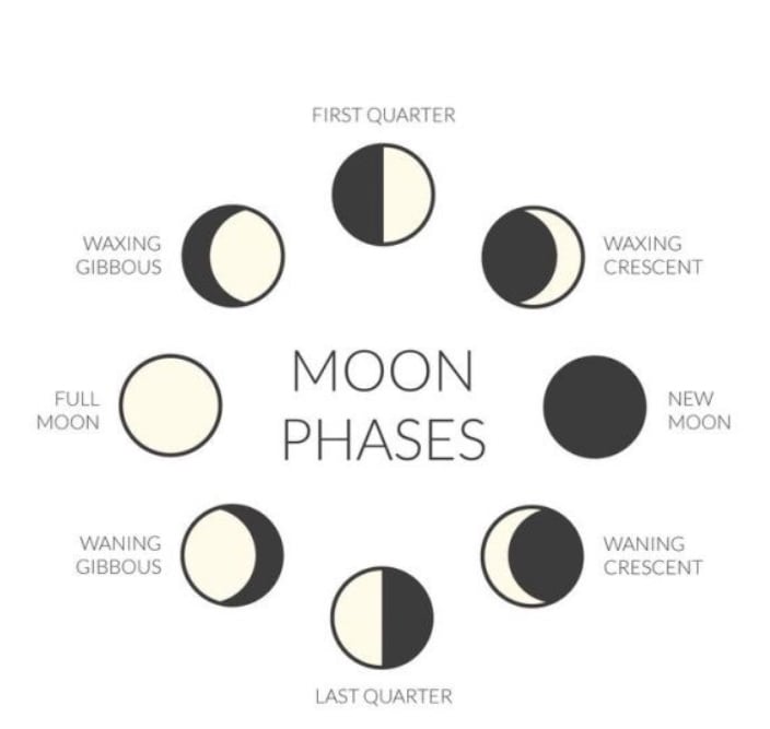 Image of moon phase necklace