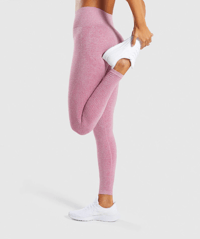 Pink Seamless Staple Leggings