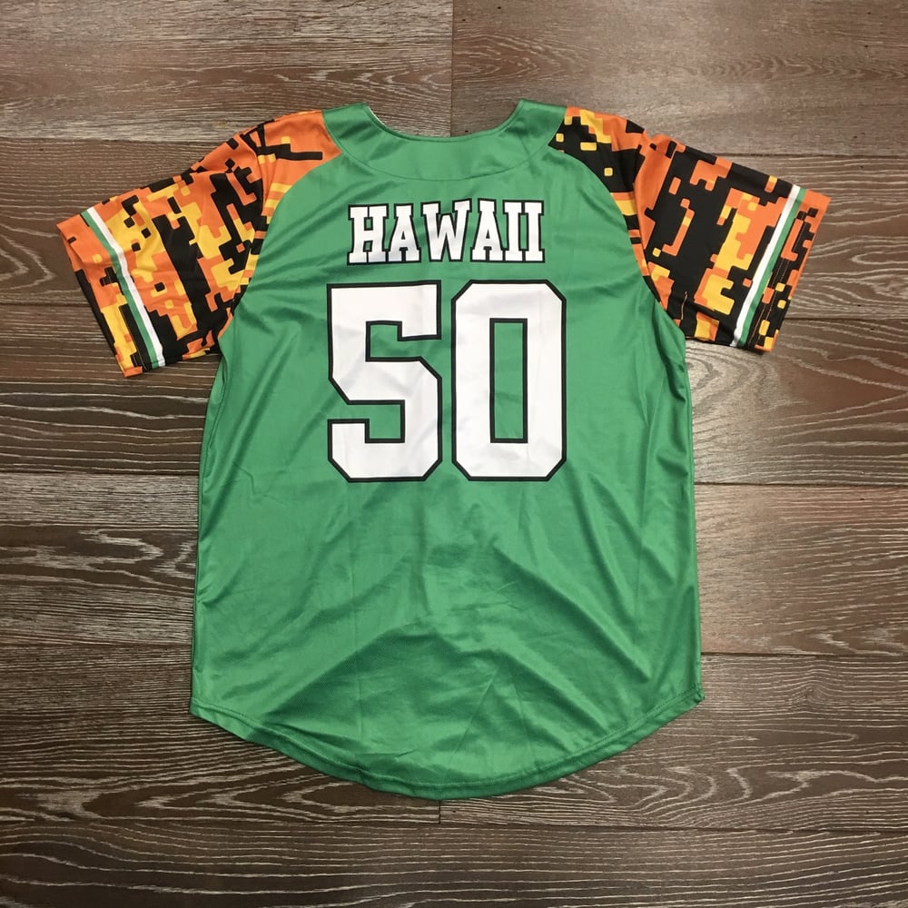 Retro Hawaii Men's Baseball Jersey / Pipe Dreams Surf Co