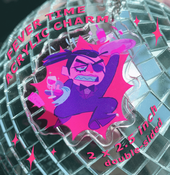 Image of Fever Time acrylic charm