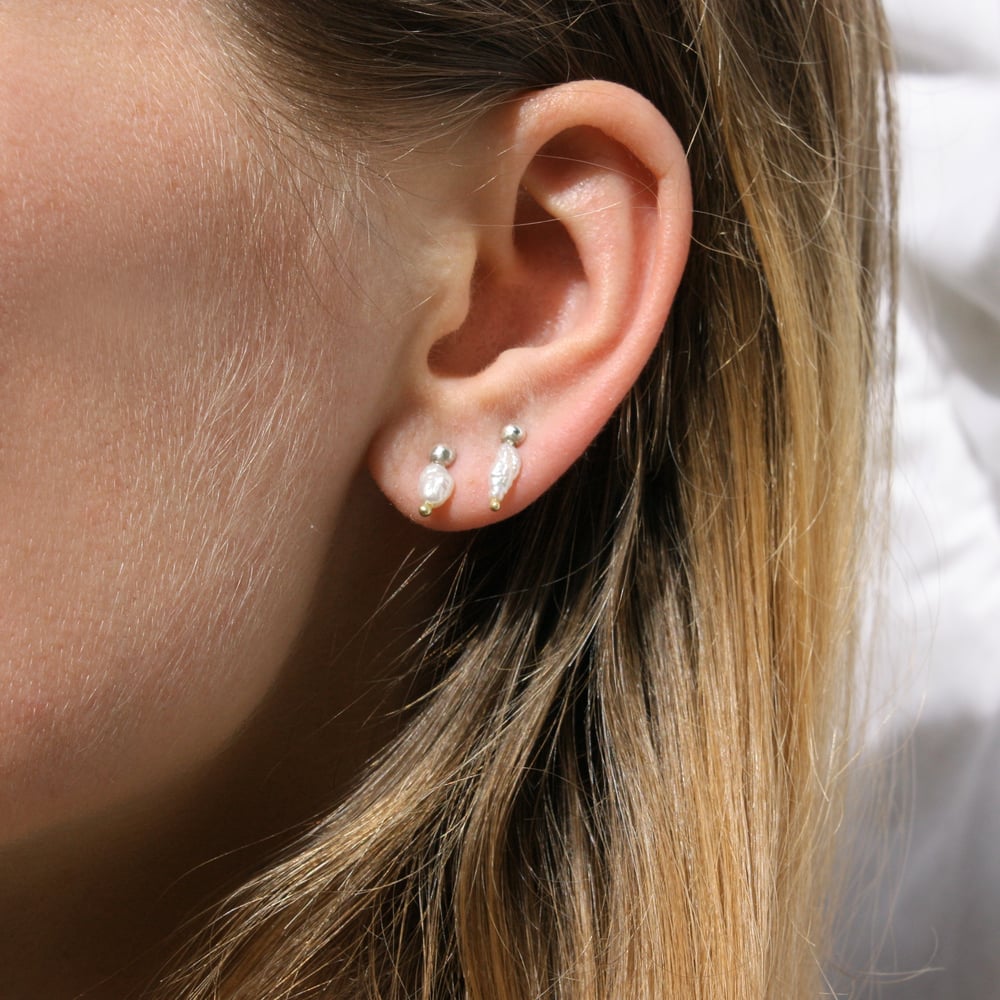 Image of Rice Pearl Studs