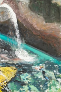Image 1 of Wild Swim (Fairy Pools, Skye) (Original Painting)