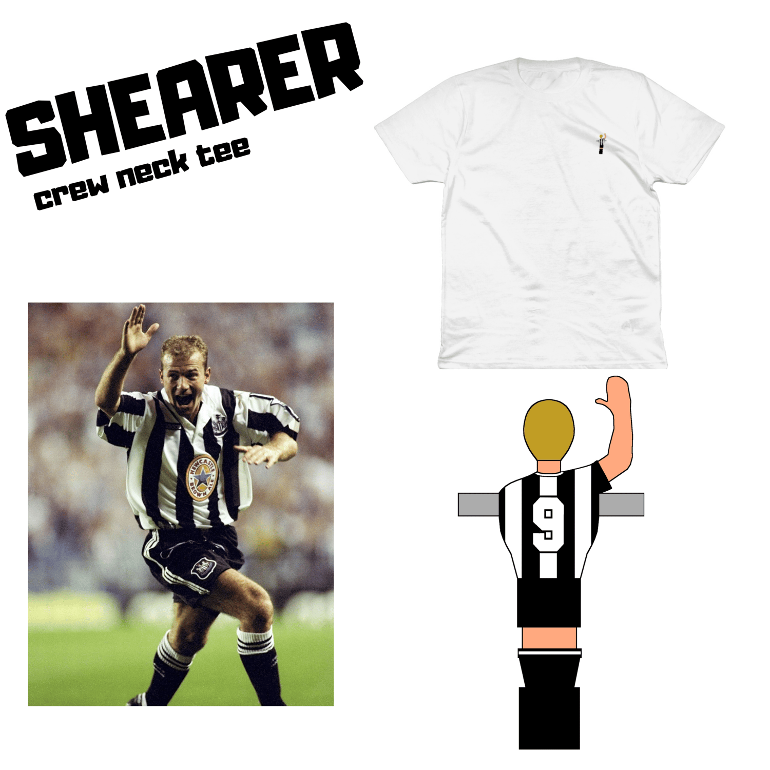 Image of HWTL1892 SHEARER CREW NECK TEE