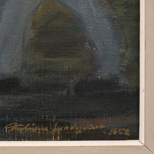 Image of 1952 Painting, 'Reapers,' Fabian Lundqvist