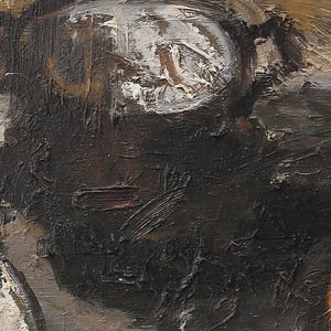 Image of Mid-century, Still life Painting, 'Oranges,' Hanna Brundin