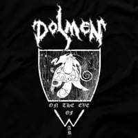 Image 2 of DOLMEN - ON THE EVE OF WAR SHIELD (WHITE PRINT)