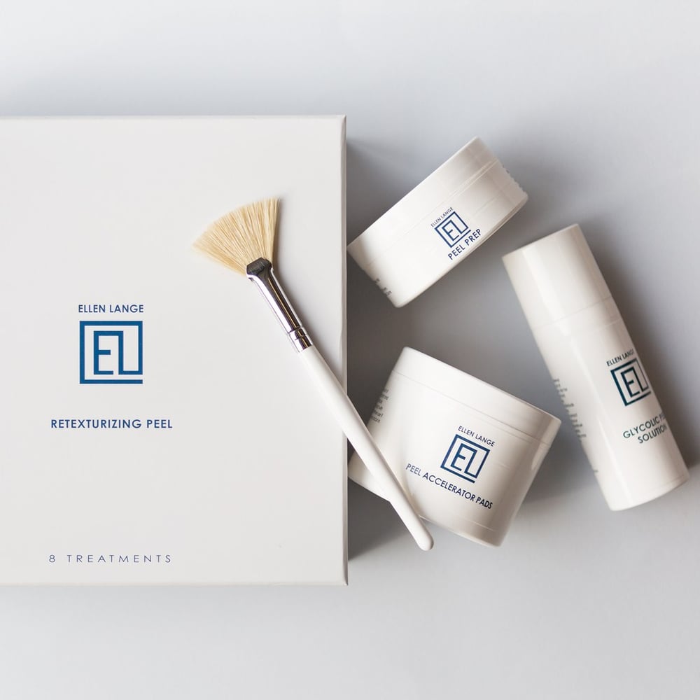 Image of RETEXTURIZING SKIN PEEL at-home glycolic facial treatment kit by Ellen Lange