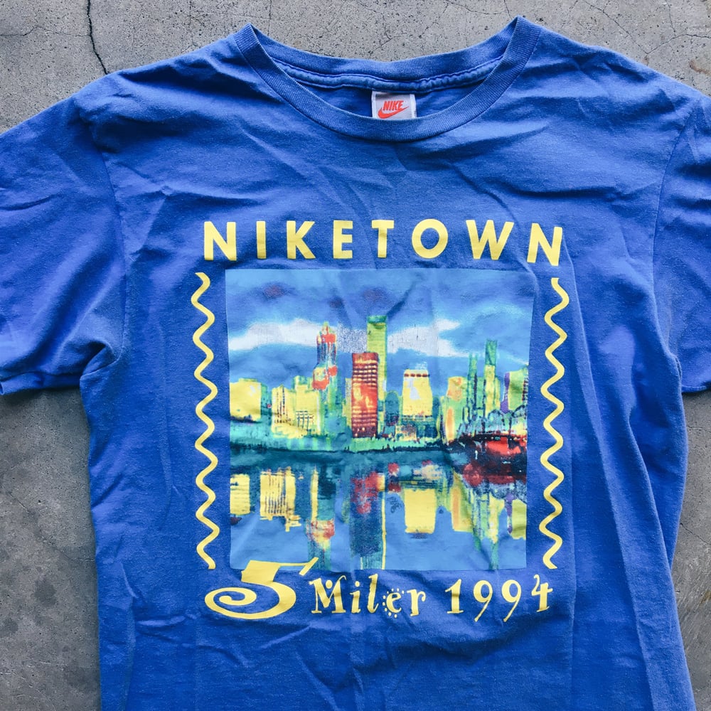 Image of Original 1994 NikeTown Portland 5 Miler Tee.