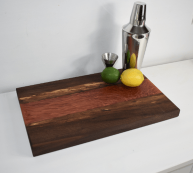 Cascading Maple Walnut Cutting Board – The Wood Bat Factory