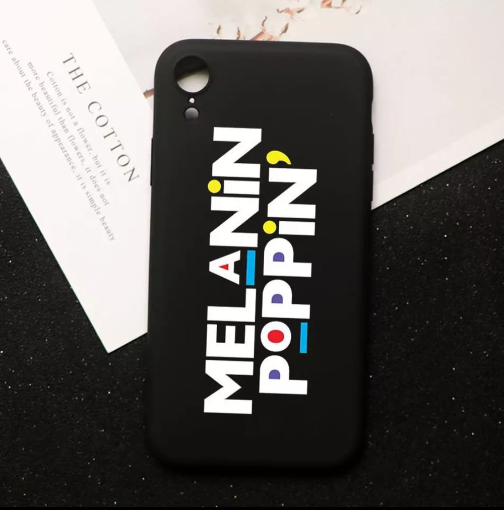 Image of Bold Vibrant Print Melanin Poppin' Phone Case