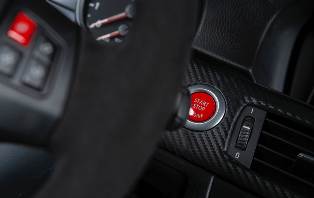 Image of BMW E Series Push Start Button (Red)