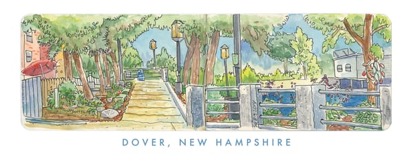 Image of Joe B. Parks Riverwalk Gardens - Dover, NH