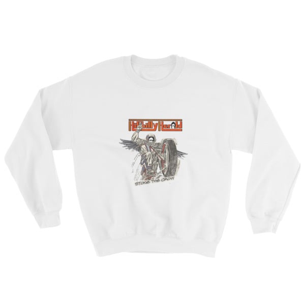 Image of [White] Hillbilly Herald Cycle Sweatshirt